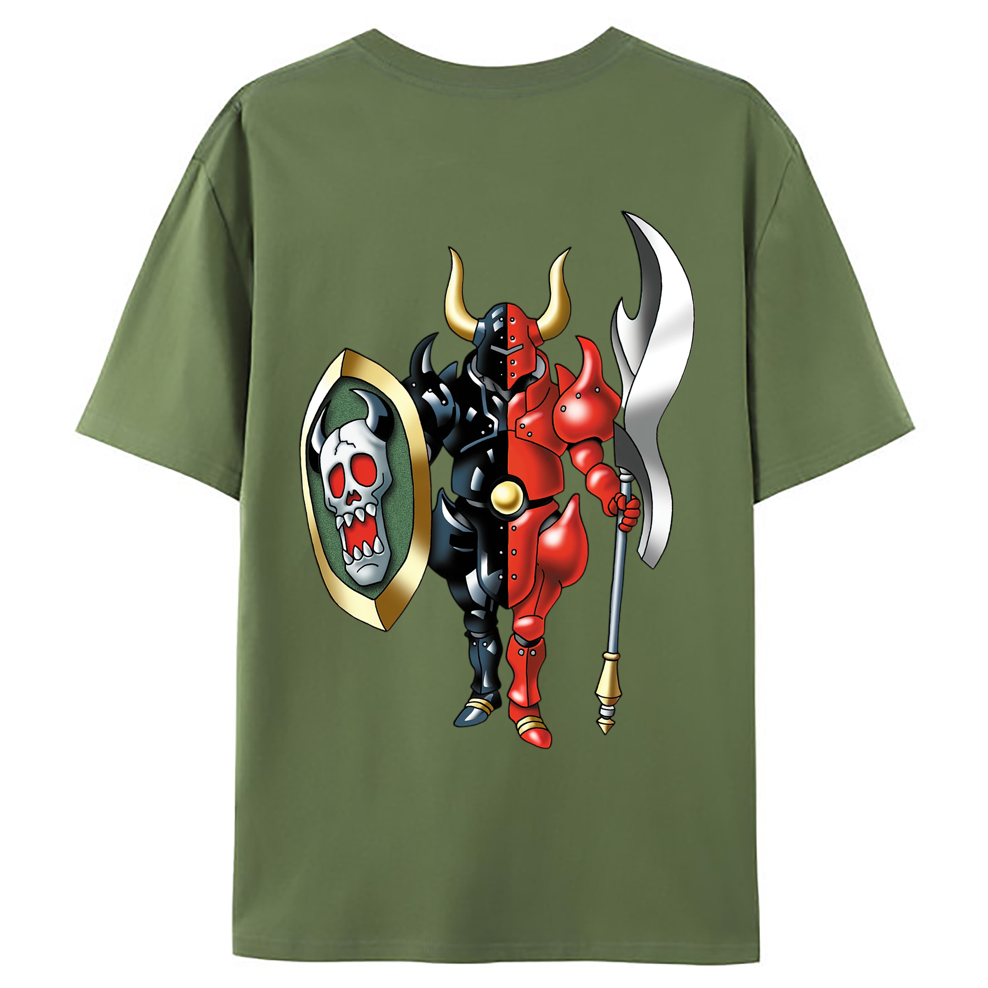（画像用） ドラゴンクエスト Doragon Kuesuto Dragon Quest 綿100％ メンズ半袖Tシャツ（バックプリント） 通気性